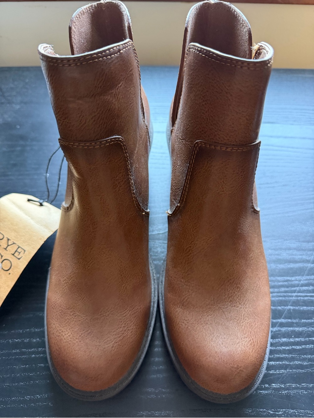 Frye & Co. “Amerie” Chelsea ankle boots.